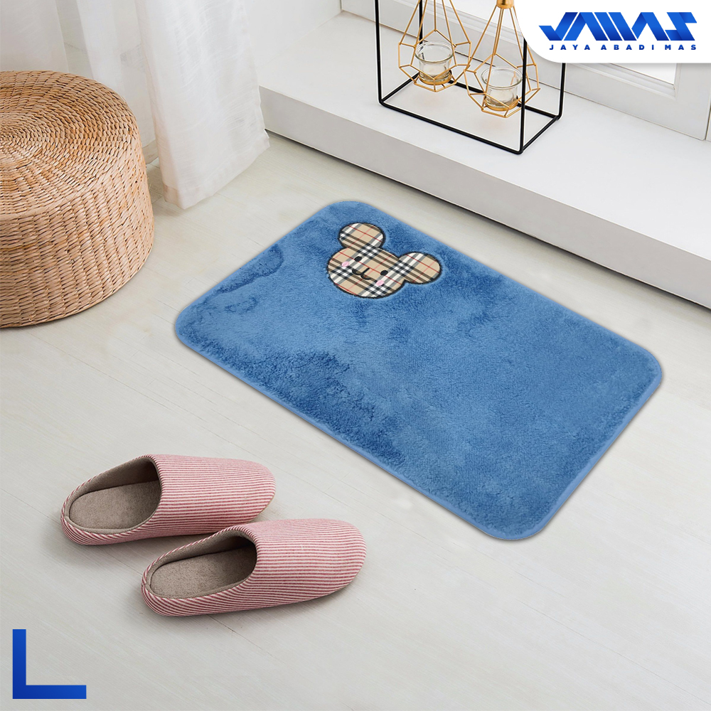 Keset Bulu Angsa Anti slip Ukuran 40x60cm Halus Lembut Karakter Anak